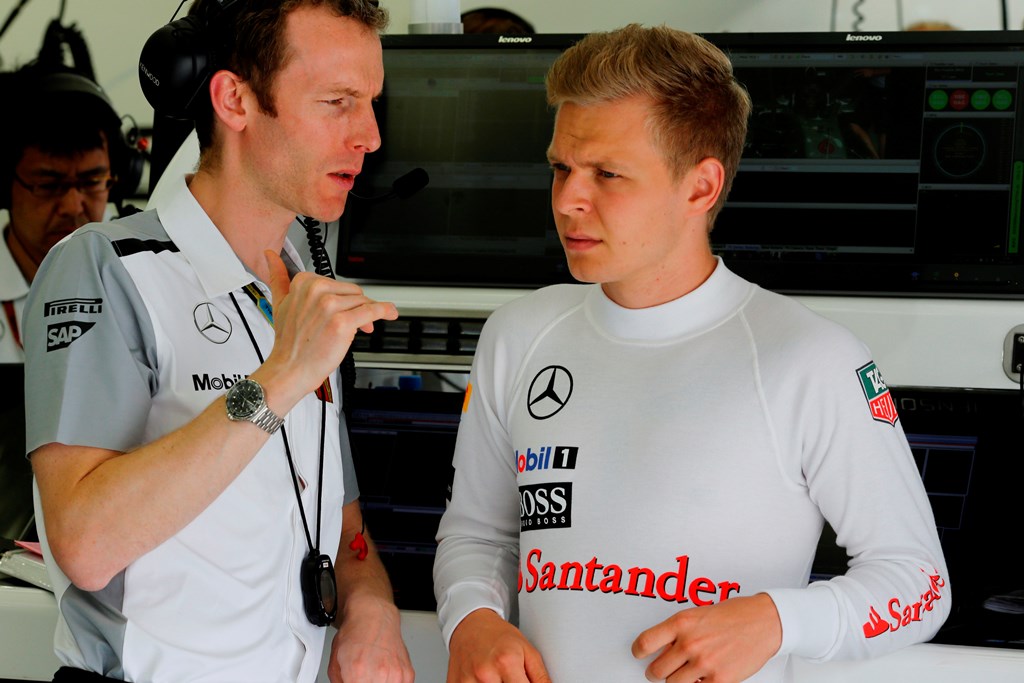 Kevin har fået ekstra arbejde i Bahrain
(Foto: McLaren Media)